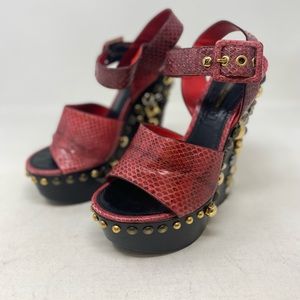 Louis Vuitton Exotic Wedges